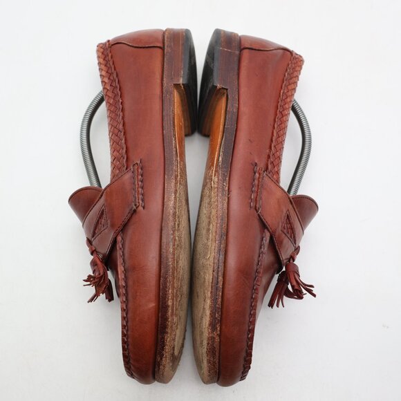Allen Edmonds Maxfield Tassel Men\'s Size 12 D Brown Casual Classic Shoes USA main image 5